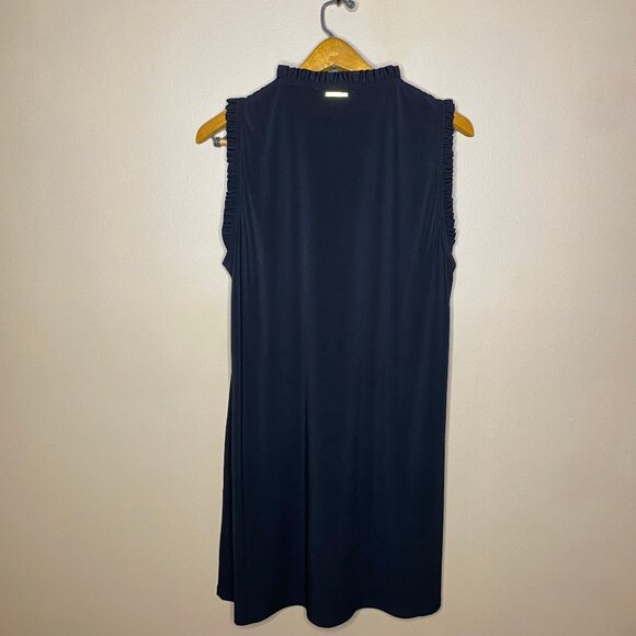 Michael Kors Black Sleeveless Ruffled Mini Dress - every closet must have staple - Picture 11 of 12
